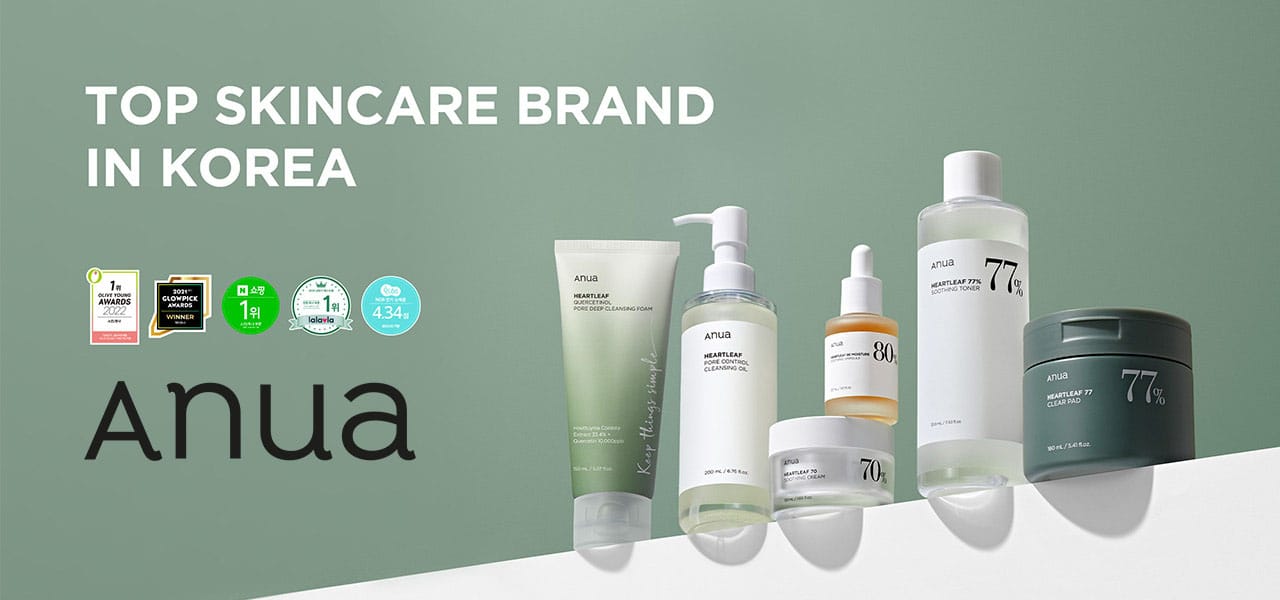 Anua kosmetika internetu akcija