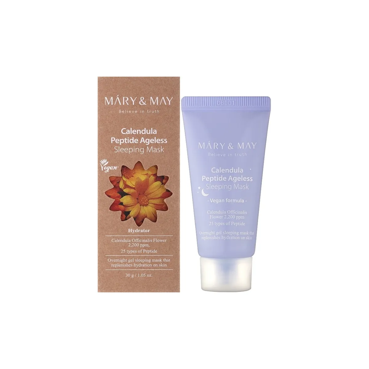 MARY&MAY Calendula Peptide Ageless Sleeping Mask