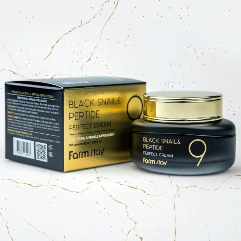 pirkti FARMSTAY Black Snail & Peptide 9 Perfect Cream kaina